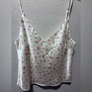 Ambiance White Floral Camisole
